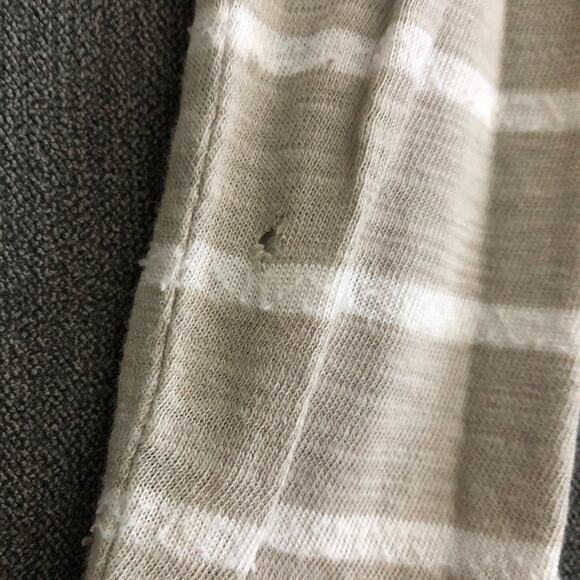 Gray and white stripe bicycle long sleeve tee - Picture 4 of 7